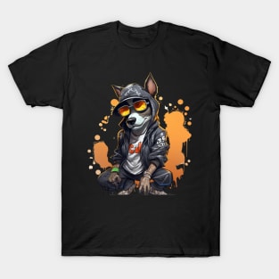 Cool Graffitti Doggy Dog T-Shirt